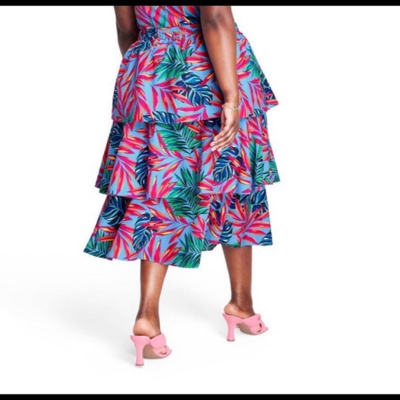Tabatha Brown x Target colorful skirt 1X - Picture 4 of 4